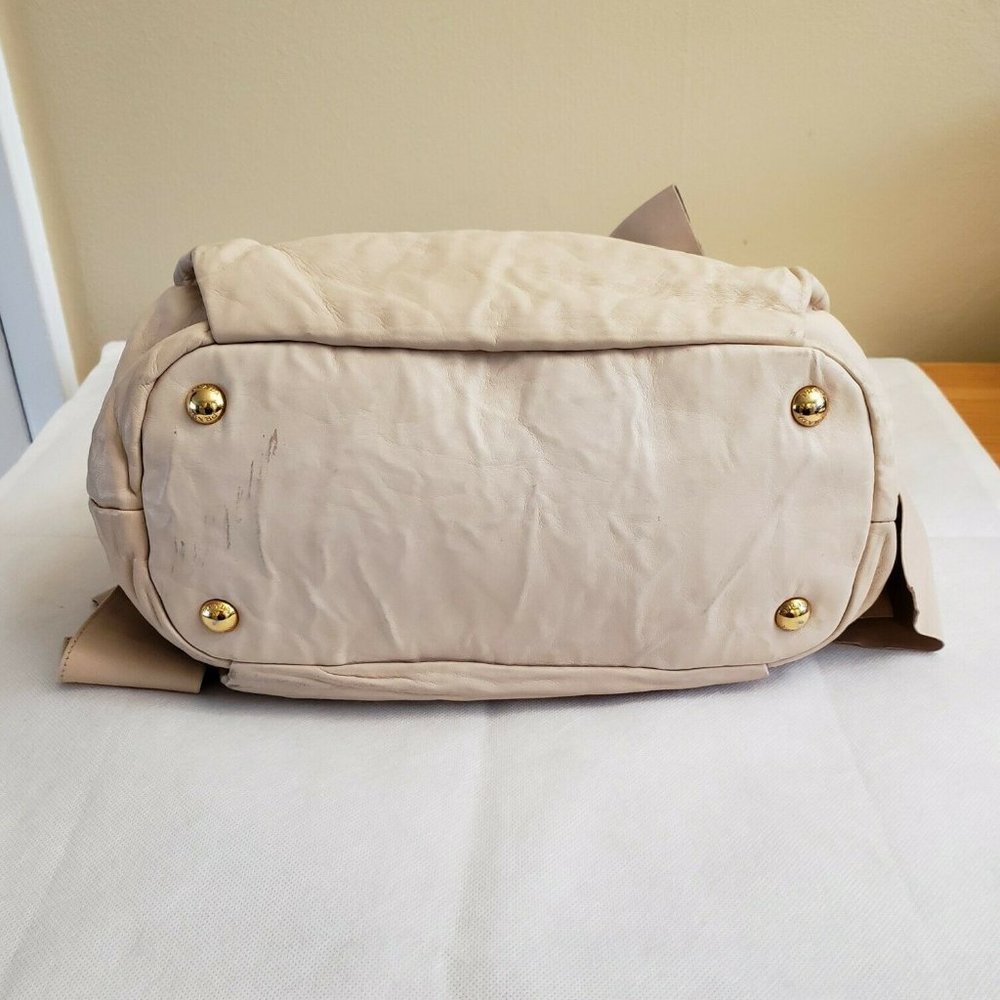 PRADA 2way Leather Bow Shoulder Bag Auth Rare - Picture 8 of 13